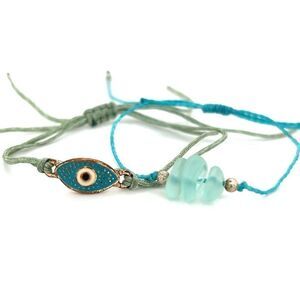 2 Adjustable Friendship Bracelets (d)